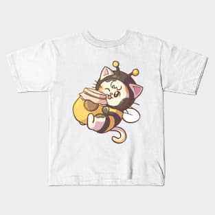 Bee Cat Kids T-Shirt